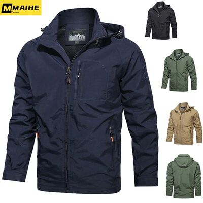 Camping Hiking Jacket Men Spring Autumn Outdoor Sports Breat