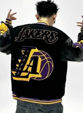 American Style Trendy Brand Men's Letter print Baseball Casu