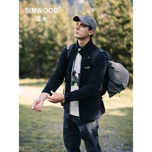 SIMWOOD 2025 Autumn New Regular Fit 300gsm Polar Fleece Jack