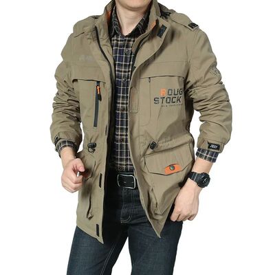 2024 Business Casual Jackets Man Sports Coat Autumn Windproo