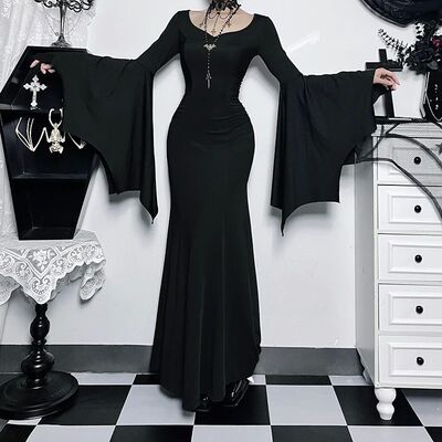 Women's Gothic Orientation Design New Dress, Fall Slim, Suit