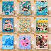 玩偶堆堆乐油画填充填色油画数字画 苏格子 宝藏湾 diy数字油画