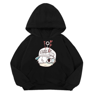 血小板cos工作细胞同款动漫连帽卫衣男女儿童装学生外套帽衫衣服