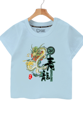 四大青龙白虎朱雀玄武短袖t恤衫