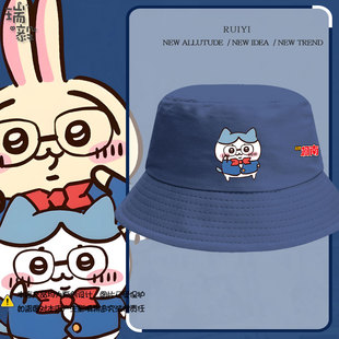 吉伊卡哇乌萨奇小八联动名侦探柯南渔夫帽子男女童装学生遮阳盆帽