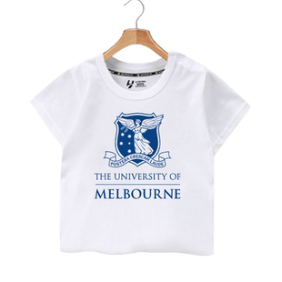 澳大利亚悉尼墨尔本大学名校纪念短袖T恤衫男女儿童装学生款半袖