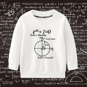 欧拉公式定理数学家复变三角函数圆领卫衣男女大中小儿童学生长袖