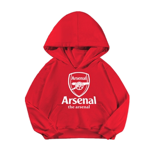 阿森纳队服枪手奥巴梅扬足球迷服连帽卫衣男女儿童装学生外套帽衫