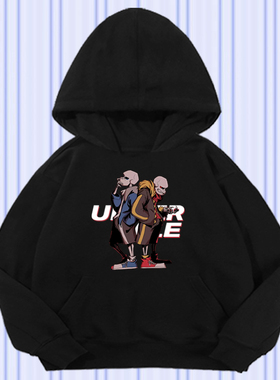 传说之下Undertale弗里斯克Frisk游戏steam连帽卫衣男女儿童外套