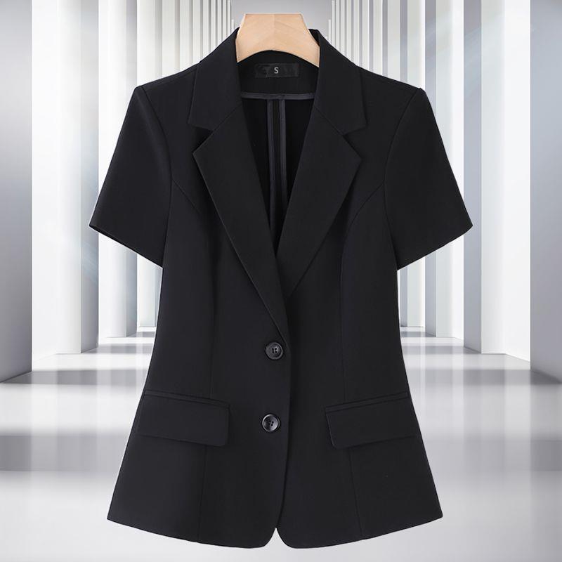 夏季短袖职业套装女士时尚气质高端珠宝店工作服前台酒店经理工装