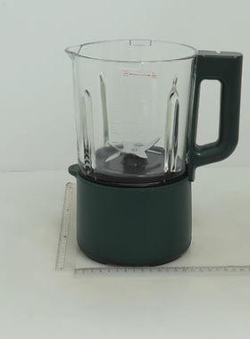 适用美的破壁机80S01/BL8056/PB80ST23杯体豆浆加热玻璃杯组件