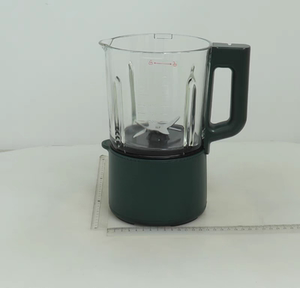 适用美的破壁机80S01/BL8056/PB80ST23杯体豆浆加热玻璃杯组件