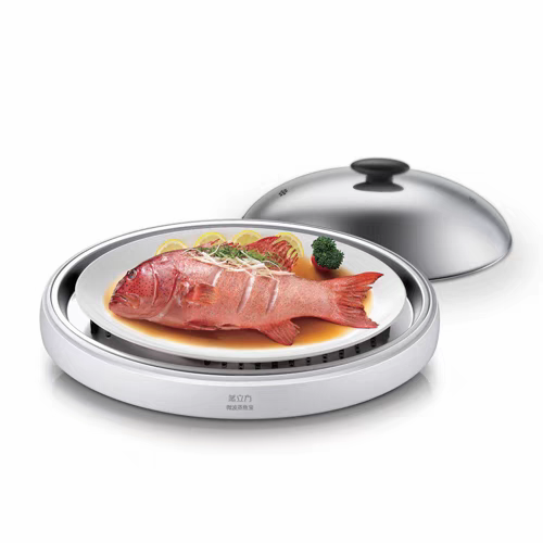 适用美的微波炉使用蒸鱼微波炉专用蒸鱼蒸立方JY/ZG-4L-Y 带鱼盘