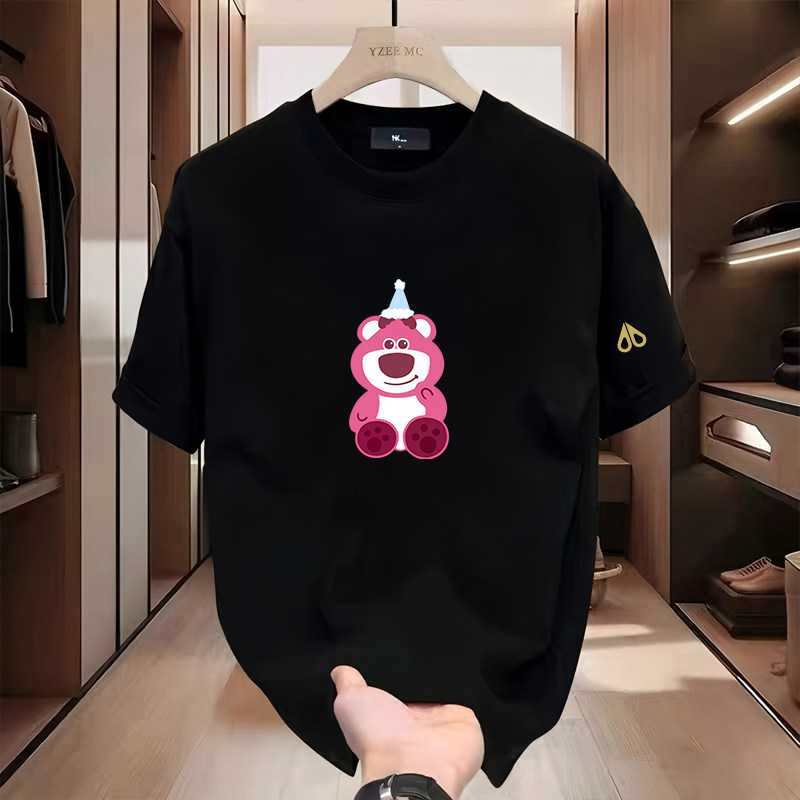 剪刀四季休闲美式卡通印花短袖T恤男女通用圆领百搭宽松潮牌上衣,女装/女士精品,T恤,淘宝优惠券,粉丝福利购,淘宝优惠卷