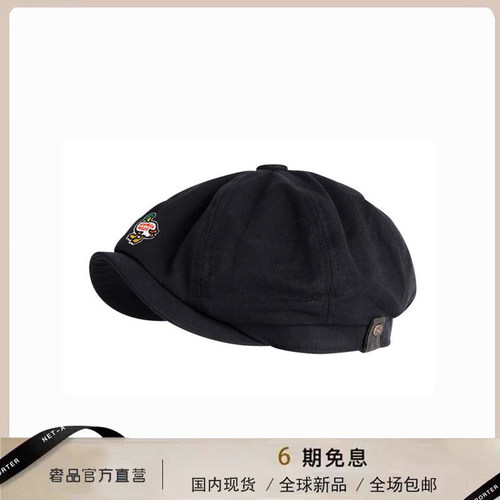 【官网正品】HUMAN BOYDM春夏百搭复古报童八角帽男女时尚刺绣潮