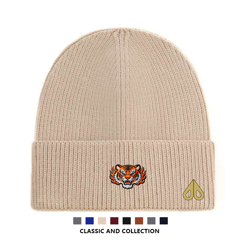 MOOSE剪刀四季简约时尚针织帽男女款保暖虎年限定毛线帽百搭冷帽