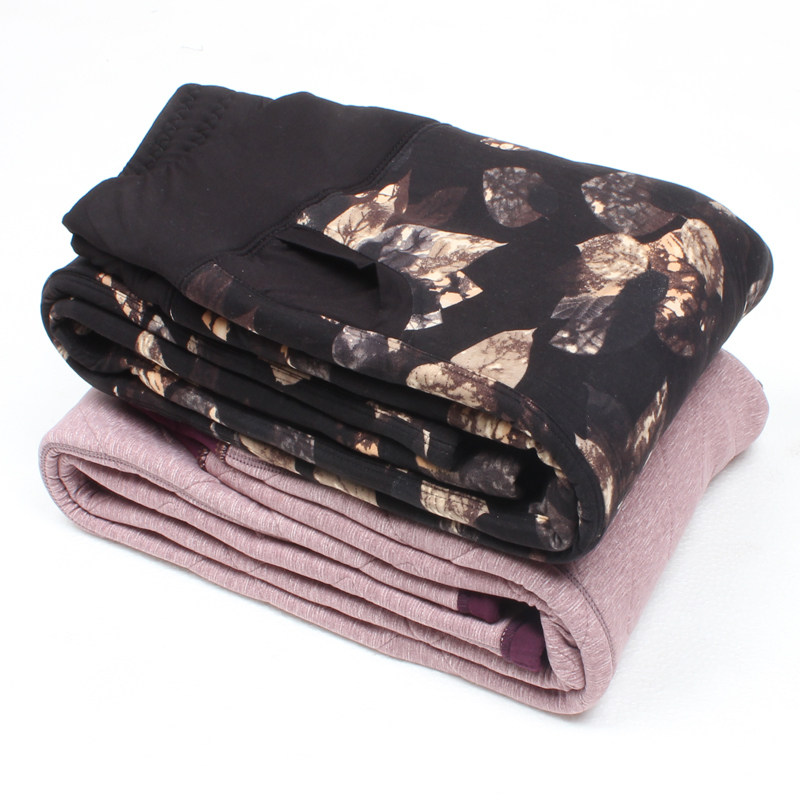 Stone Sleeve Middle-aged and elderly people Camel hair cotton-padded trousers lady thickening Add fertilizer Large three layers Warm pants Elastic Paige Show thinin the Lingerie/Men's underwear/Tracksuit , Warm pants  category - from Buy2taobao.com to provide professional Taobao agent buy service