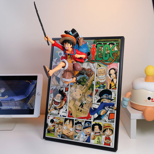 ASl三兄弟3D手办立体画冲出漫画