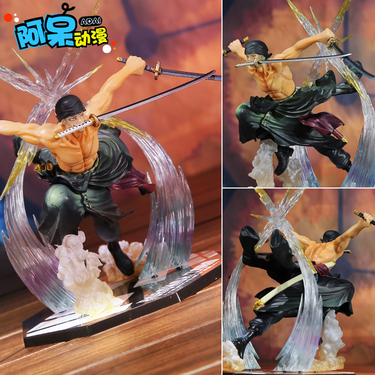 战斗索隆手办，onepiece手办索隆模型公仔周边摆件人玩偶礼物卓洛在类目 模玩/动漫/周边/cos/桌游, 手办/扭蛋/人偶/BJD/兵人, 海贼王手办专区中 - 来自Buy2taobao.com提供专业的淘宝代购服务