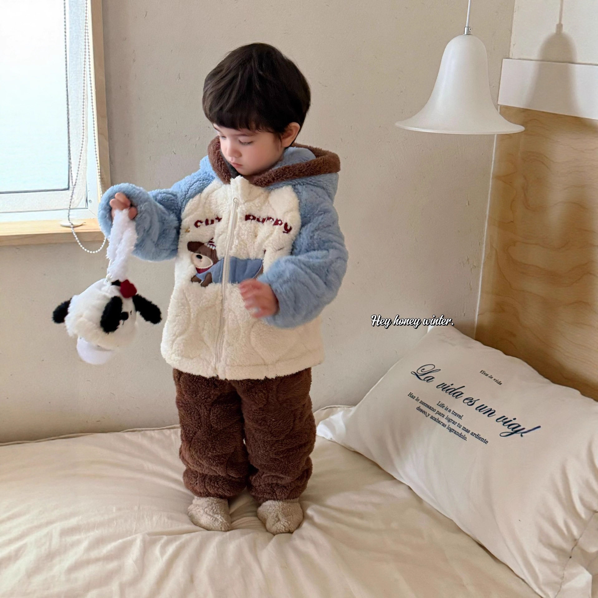 大小卷嘿甜心冬儿童睡衣三层加厚夹棉家居服儿童保暖套装-25003,童装/婴儿装/亲子装,家居服套装,淘宝优惠券,粉丝福利购,淘宝优惠卷