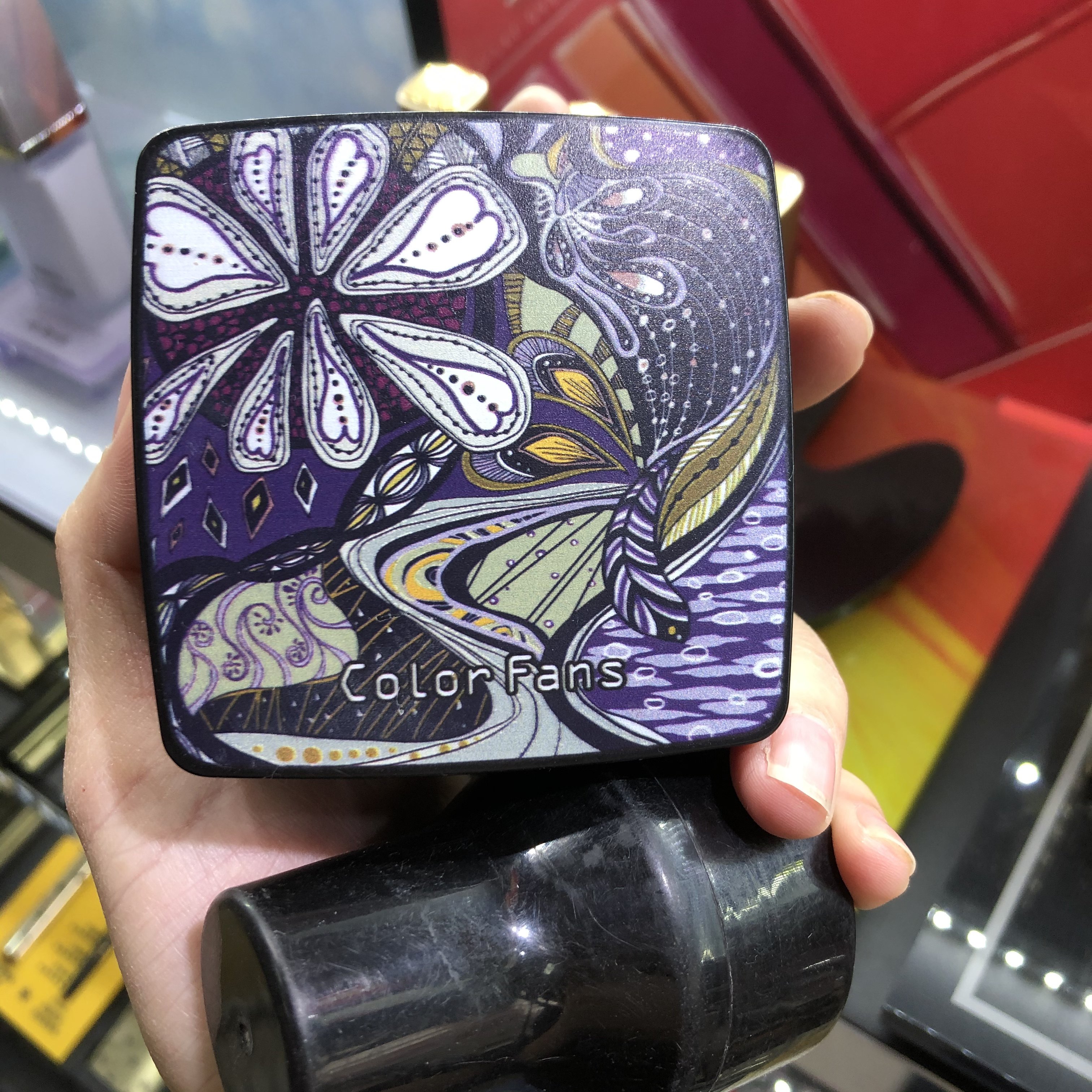 迷色粉丝艺术美图蘑菇气垫遮瑕红血丝轻薄水润服帖持妆不卡粉