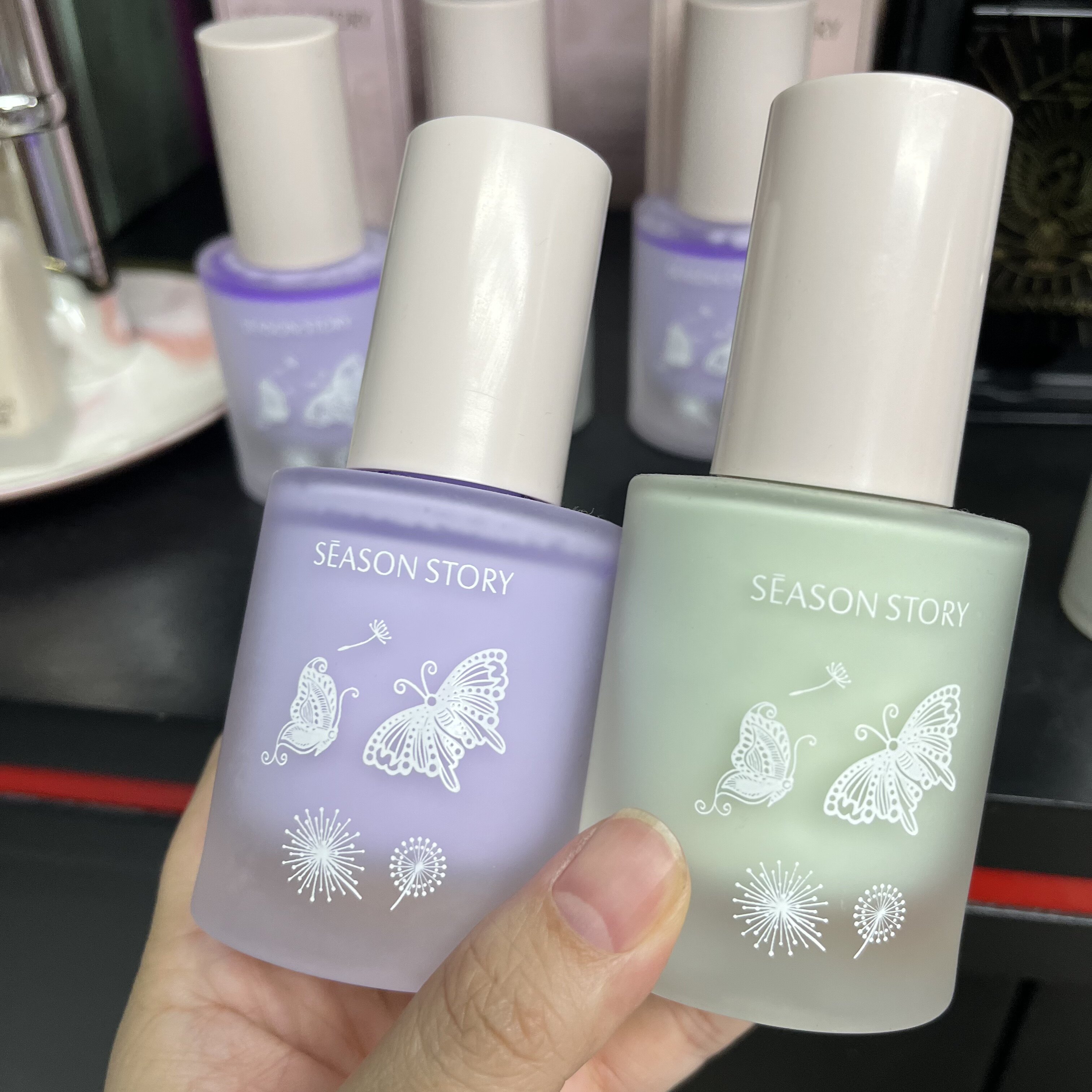 四季物语蝶影花萃多效隔离霜40g妆前乳打底保湿调节肤色隐形毛孔