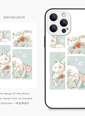 9397号列车x插画师：一年生球状叶联名13正版手机壳适用于苹果17Promax16Pro15华为p60p70pro小米17vivooppo