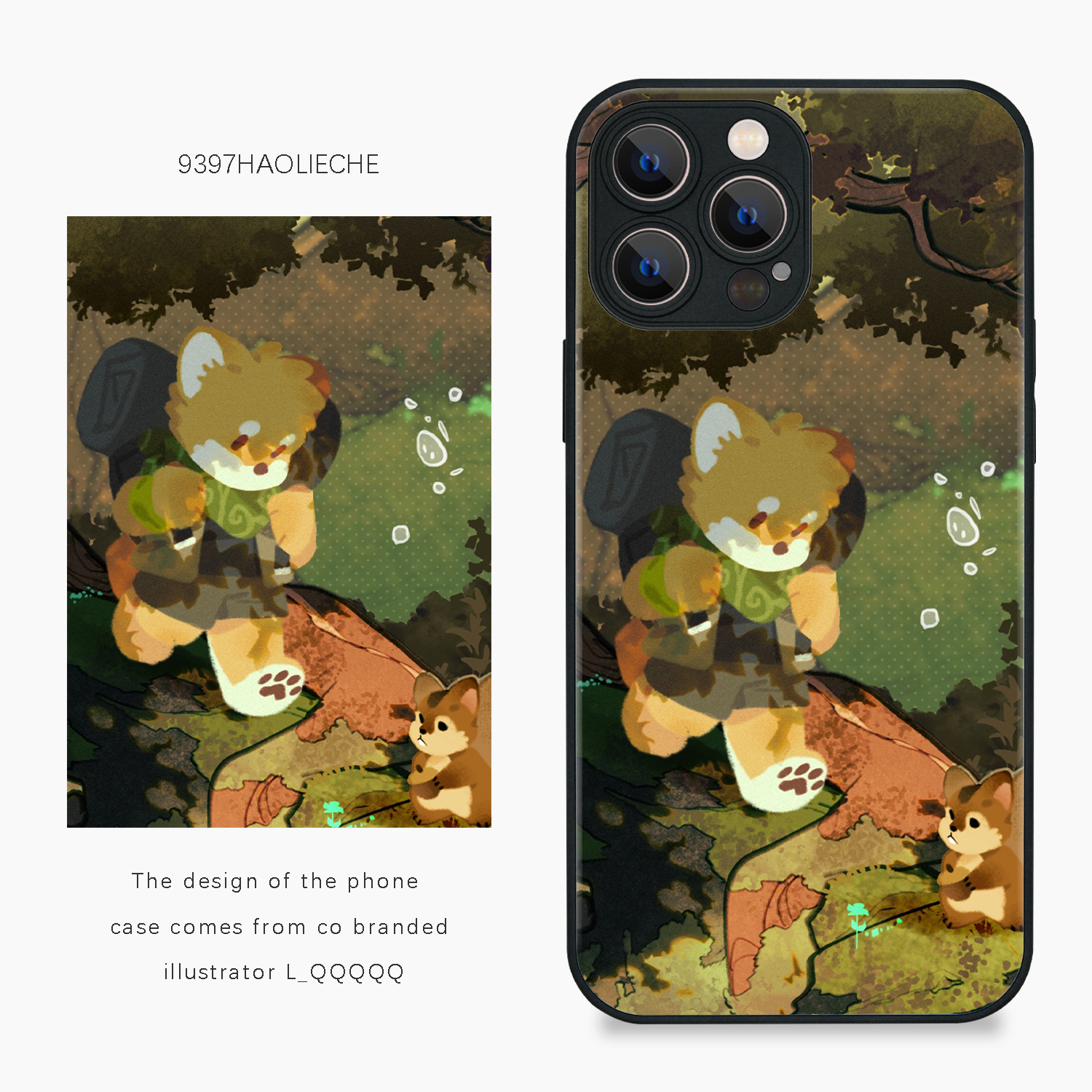 正版插画手机壳透明原创