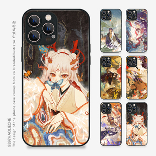 9397号列车广式乌冬沧原创插画手机壳适用于苹果17Promax16Promax15pro14华为p50p60p70pro小米13vivo