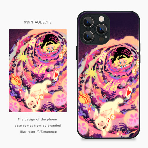 9397号列车毛毛maomao原创插画手机壳适用于苹果17Promax16Promax15华为p60p70promate60Pro小米17vivooppo