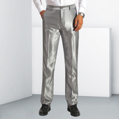 丝滑亮面休闲西裤 子垂顺免烫长裤 男修身 裤 直筒商务西装 2024年新品