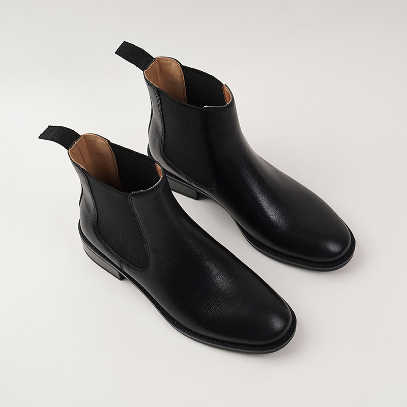 SMALL CARAT LEATHER LEATHER BOOTS WOMENS BOOTS CHELSEA BOOTS SLIM FLAT SOLES FLAT HEELS COMFORTABLE MARTIN BOOTS SPRING AND AUTUMN NEW