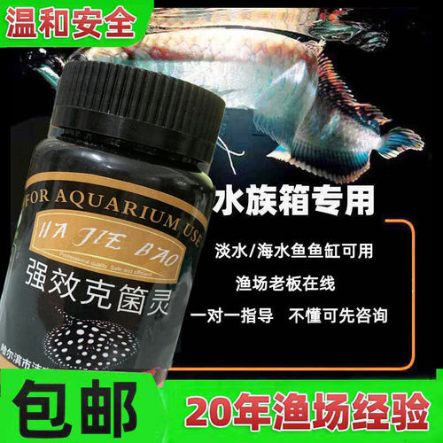 克菌灵龙鱼孔雀观赏鱼斗鱼金鱼锦鲤缸用鱼缸水质护理剂非鱼药