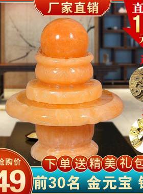 特价透假流摆水32310光喷材业动转泉创意球家装饰办公室山件开石