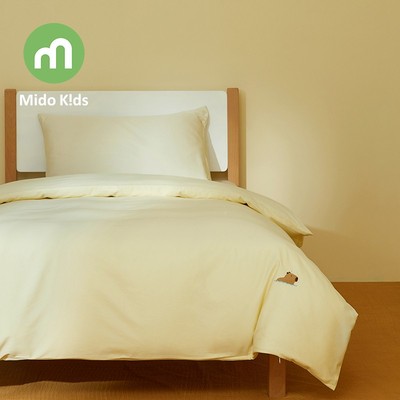 可1】纯儿【童被95936棉套定0被单洗件6纯支水棉全棉50x200单人制