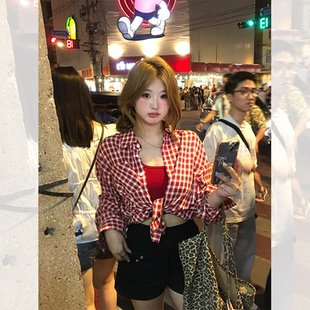 女 夏季 chao显瘦铆钉短裤 百搭显瘦辣妹纯欲热裤 鱼 你 蛮腰猎手