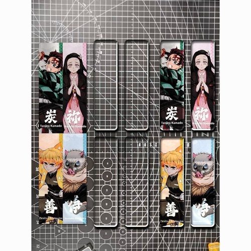 鬼灭之刃联名瑞幸冰箱贴diy材料包手工自制亚克力板定制磁吸配件