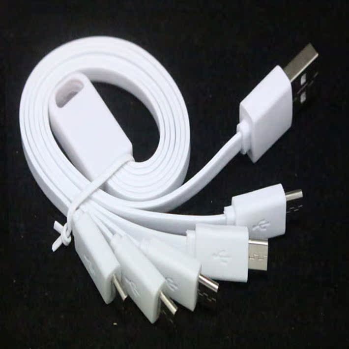 安卓多头USB数据线快充线micro