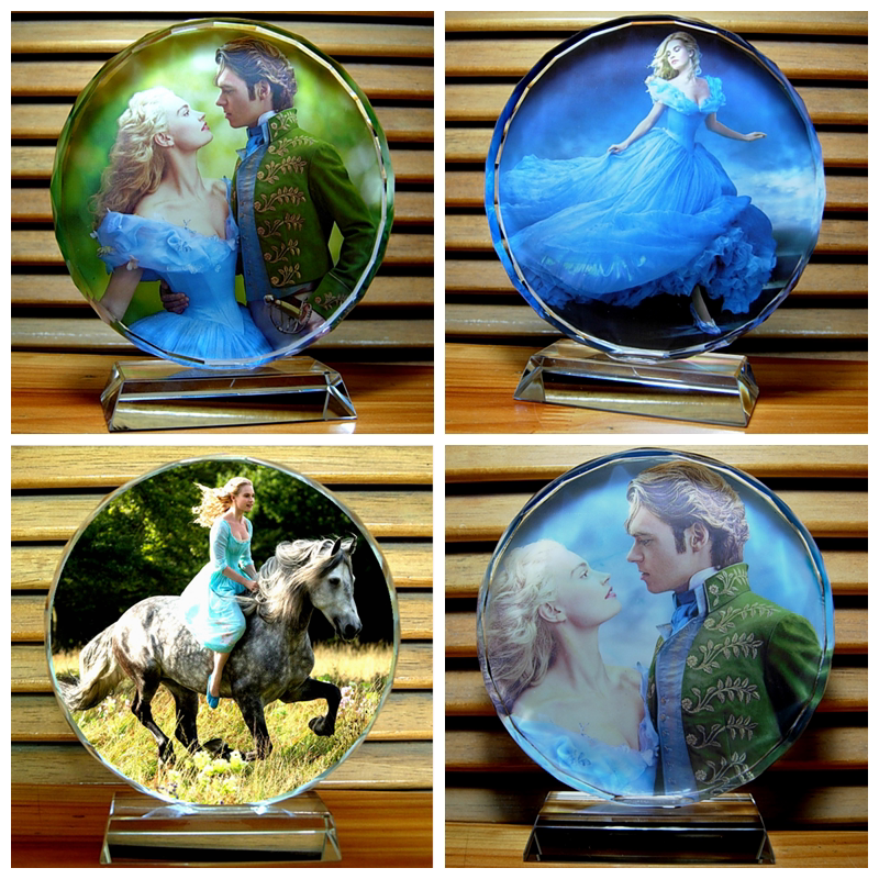 灰姑娘摆设收藏品经典爱情人偶模型纪念品礼物礼品工艺品水晶摆件