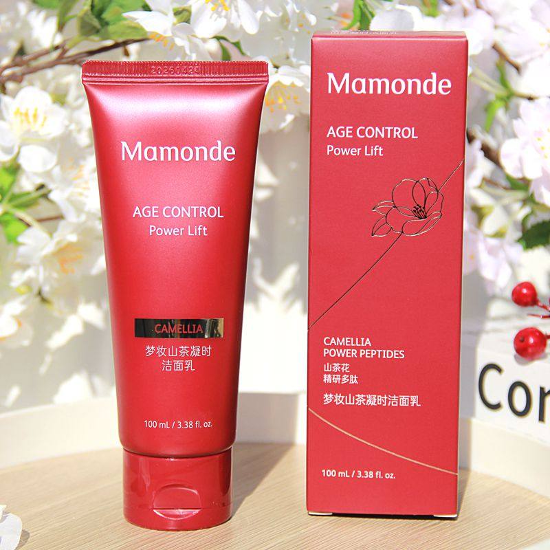 梦妆山茶凝时塑颜洁面乳膏洗面奶深层清洁保湿补水温和不刺激正品