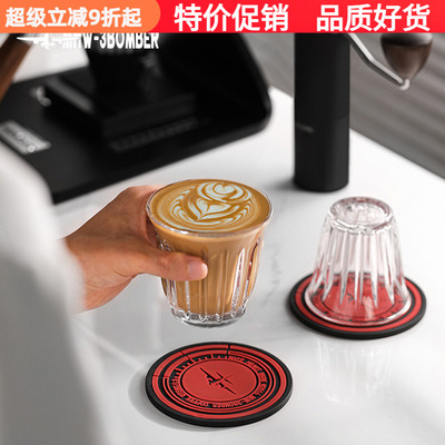 轰炸机粉锤垫压粉垫摩卡壶杯垫