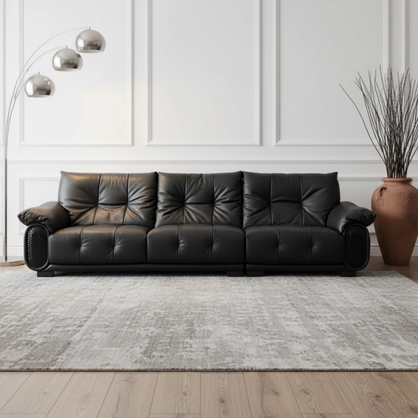 2025新款沙发推荐真皮意式沙发