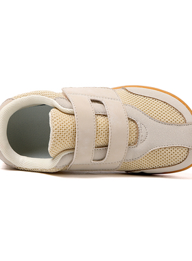 外贸捡漏儿童鞋4E宽楦赤足鞋25-37码童鞋男童宽头平底运动鞋女童