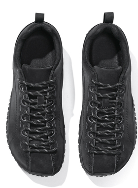 外贸捡漏宽脚健步鞋男女秋冬加宽加肥大头鞋老人鞋4E宽楦宽头鞋