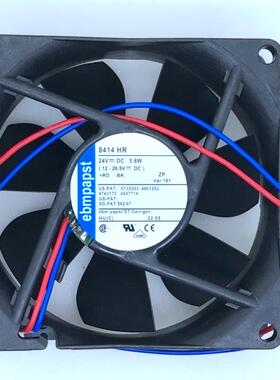 德国PAPST 24V 8025散热风扇TYP 8414HR/NGH/NGM/NH/NHR 8414N/2G