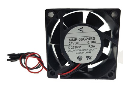 全新三菱MMF-06G24ES-ROA 两线 6CM 雷达专用散热风扇6025
