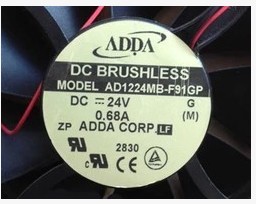 正品ADDA AD1224MB-F91GP 12038 24V 0.68A 变频器风扇质保2年