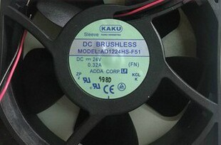 F51 正品 DC24V 38mm原装 120 卡固风机AD1224HS