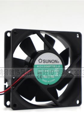 原装 建准SUNON KD1208PTB1-6A 8025 8CM机箱风扇12V 2.6W 双滚珠