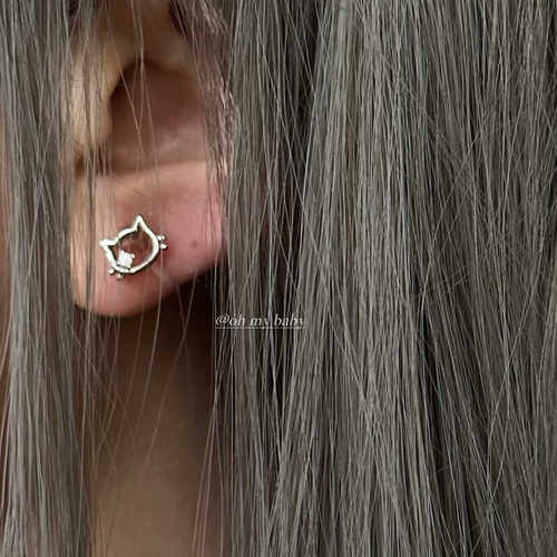 隐形耳夹无耳洞小猫咪小巧可爱